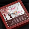 To My Wife | A Special Gift | Interlocking Heart Necklace