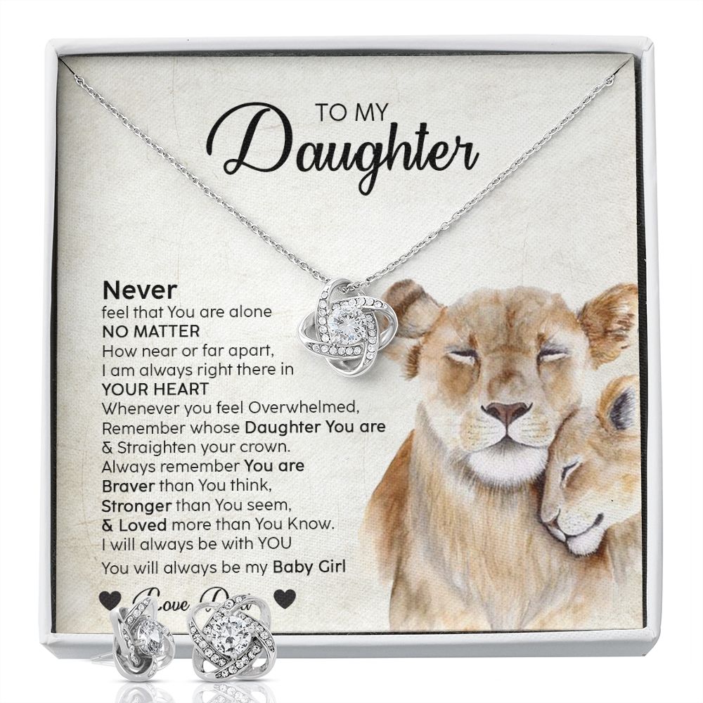 To My Daughter From Mom | Never Feel That You Are Alone | Gift For Daughter